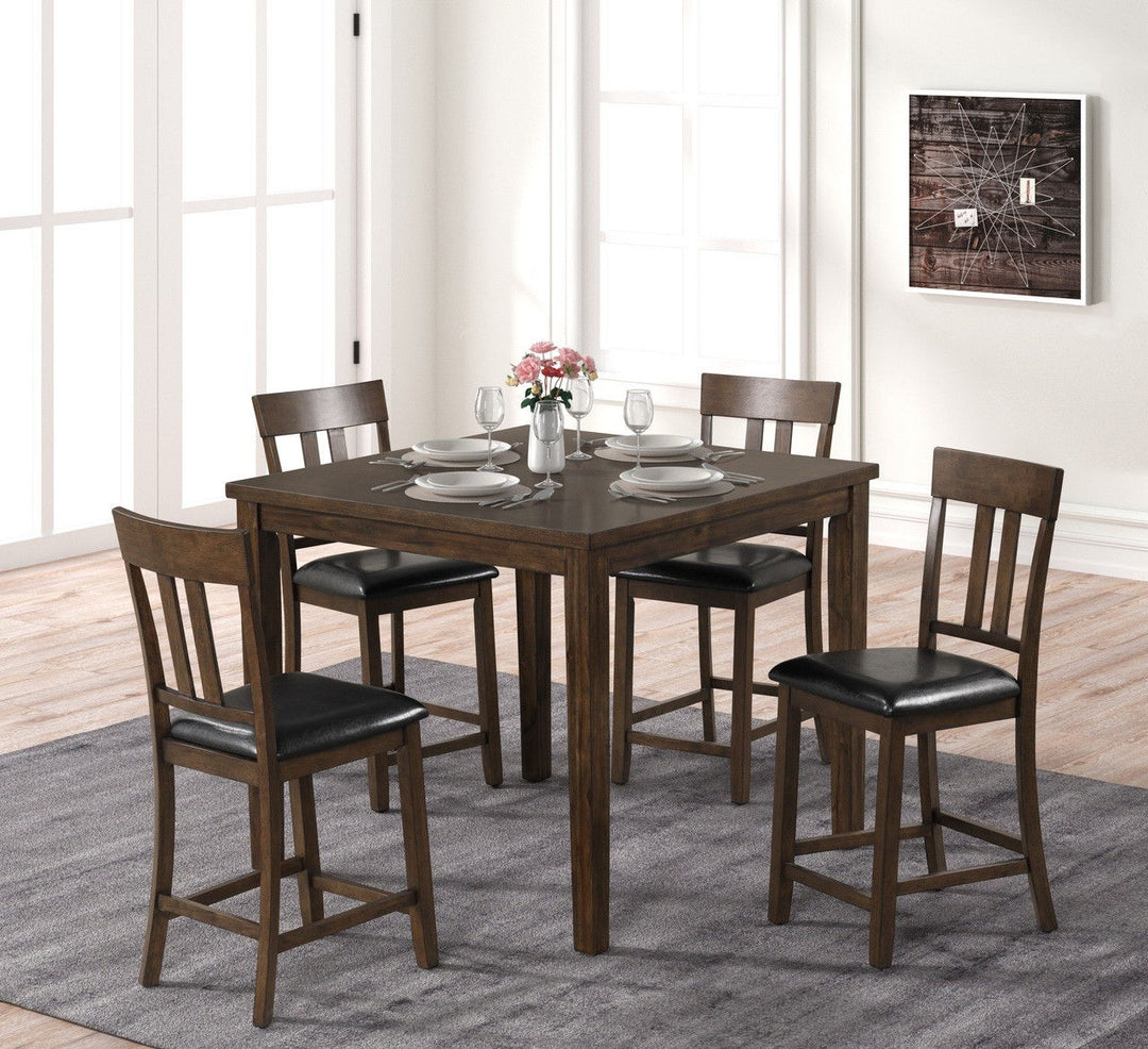 Walton - 5 Piece Pub Set - Walnut