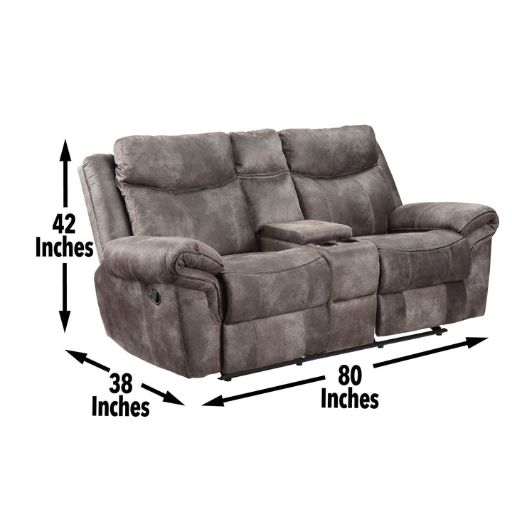 Nashville - Glider Recliner Console Loveseat