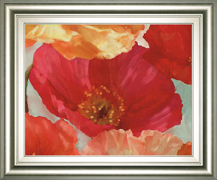 Incandescence Il By Pahl - Framed Print Wall Art - Red