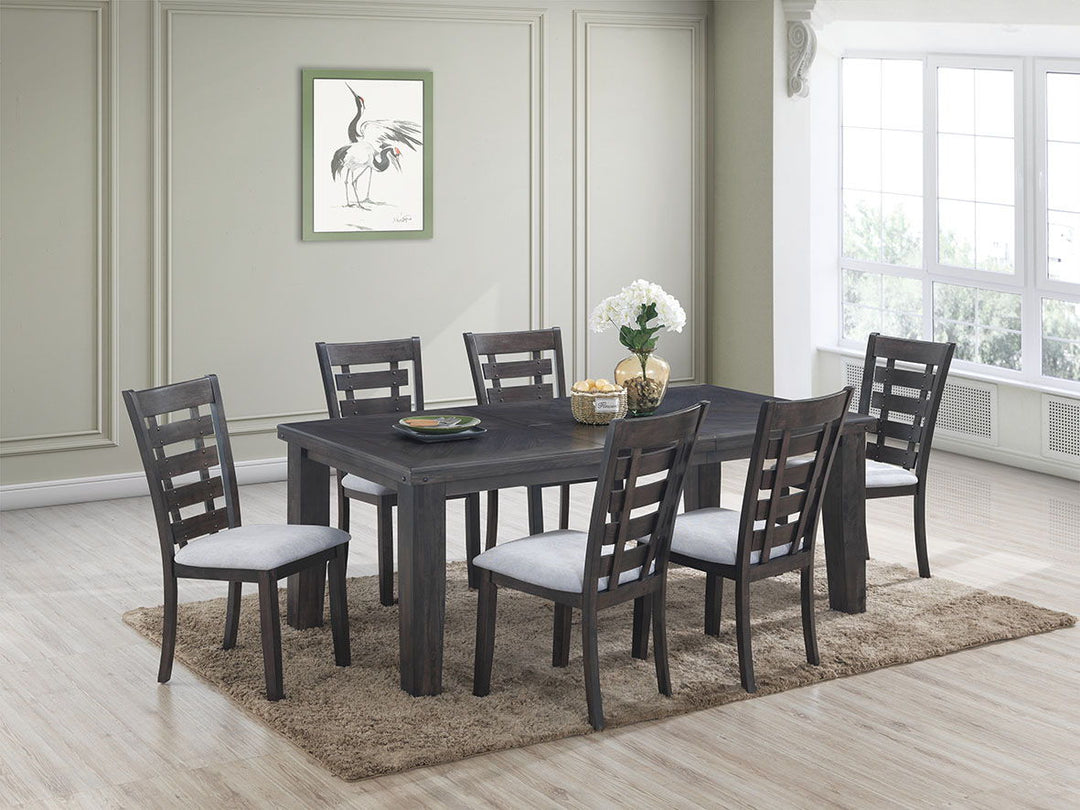 Bailey - 7 Piece Dining Room Set - Gray