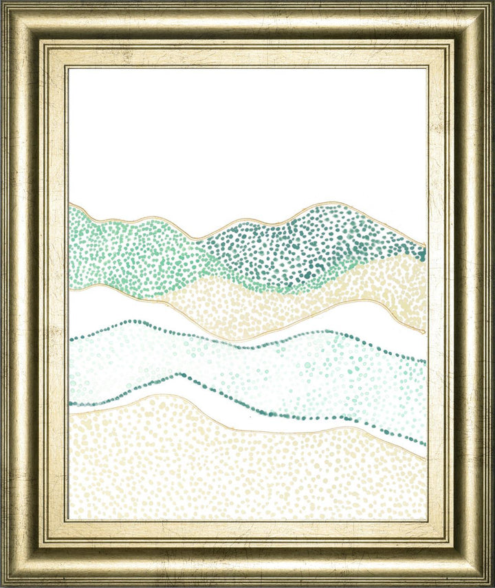 22x26 Terra Dots II By Vanna Lam - White