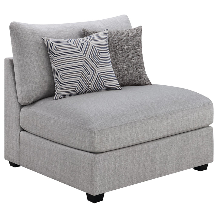 Cambria 6-piece Upholstered Modular Sectional Sofa Grey