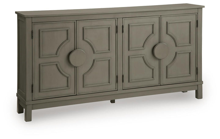 Darlock - Accent Cabinet - Warm Gray