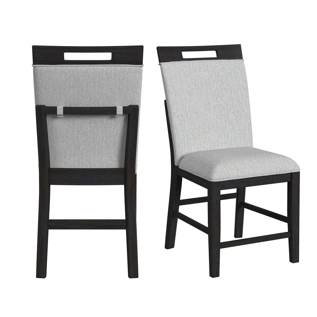 Transcend - Counter Side Chair (Set of 2) - Charcoal