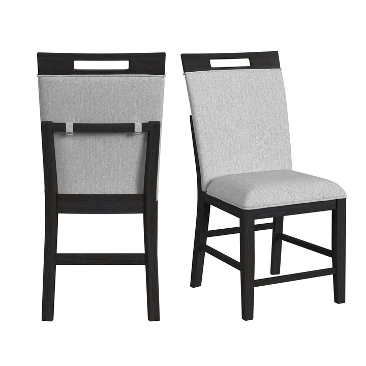 Transcend - Counter Side Chair (Set of 2) - Charcoal