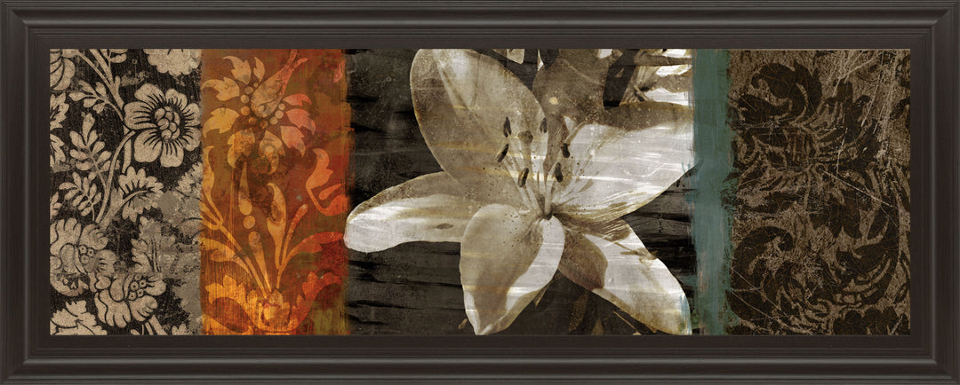 Evanescent I By Keith Mallet - Framed Print Wall Art - Dark Brown