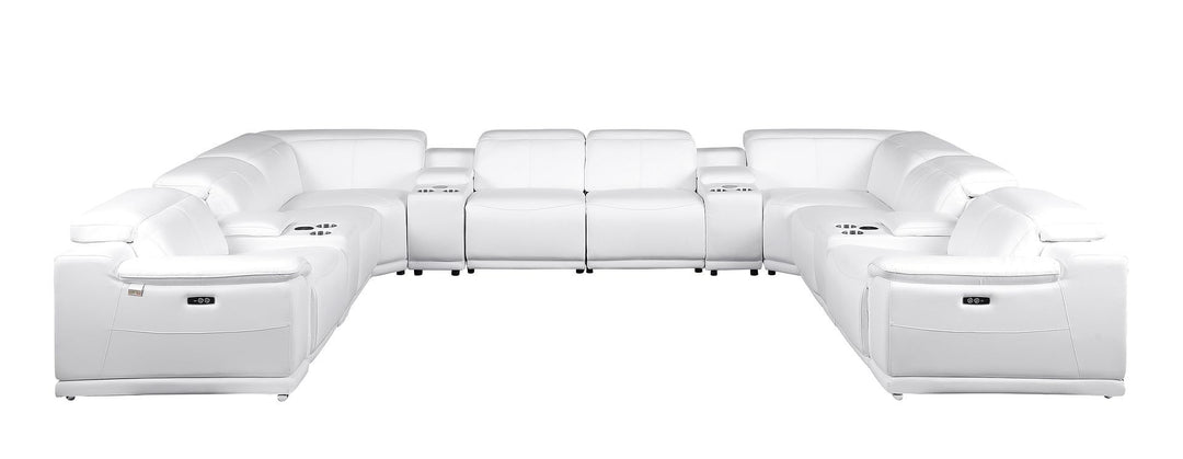 9762 - 12-Piece U-Shaped Sectional Sofa With 4 Power Recliners
