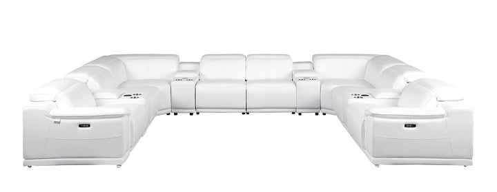 9762 - 12-Piece U-Shaped Sectional Sofa With 4 Power Recliners
