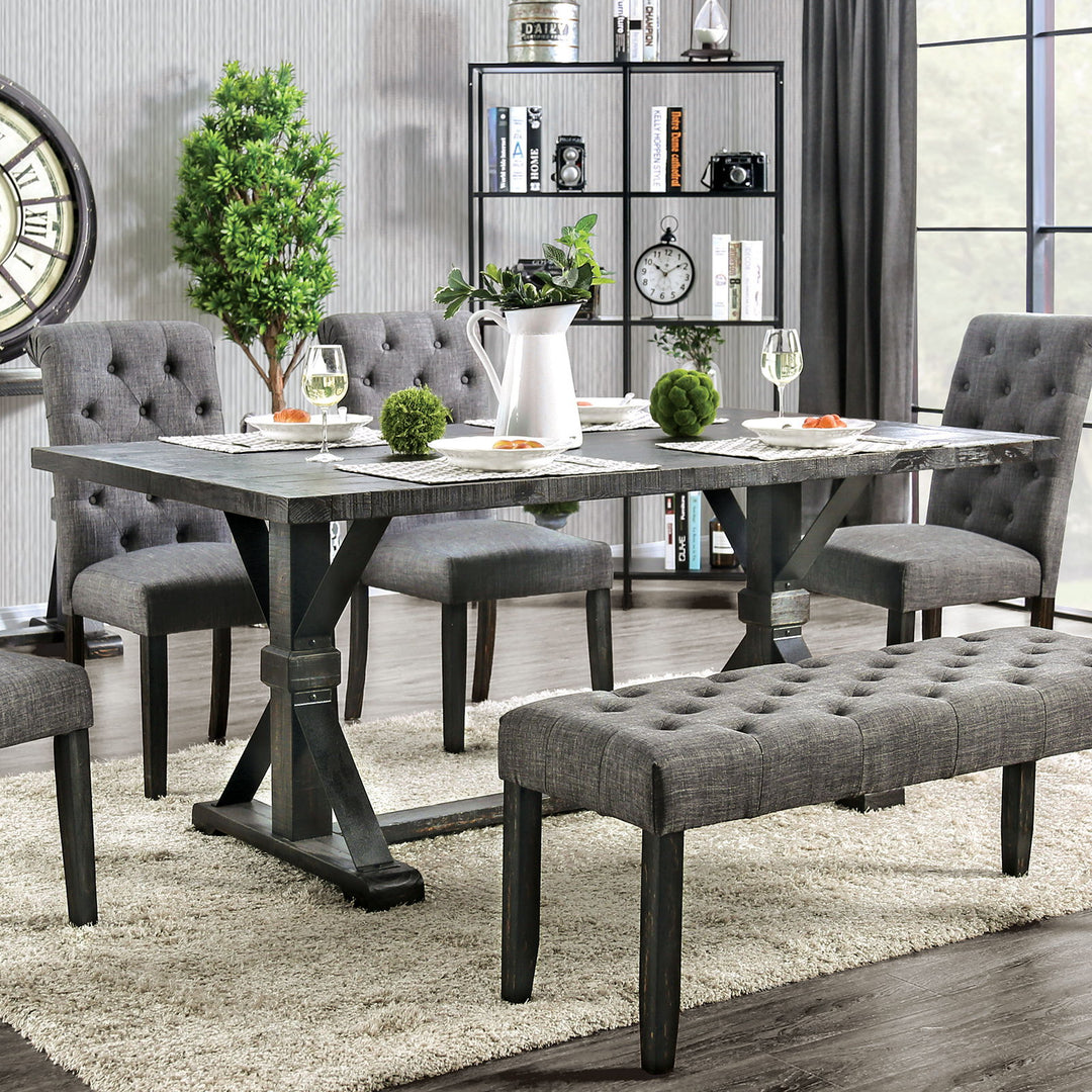 Alfred - Dining Table - Antique Black