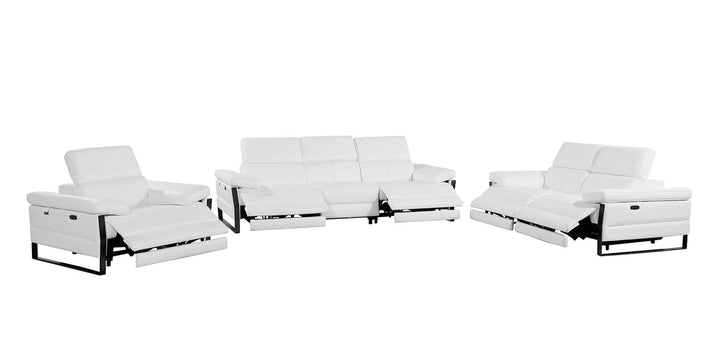 1246 - Modular Power Dual Reclining Sofa, Loveseat, And Chair Set With Power Headrests