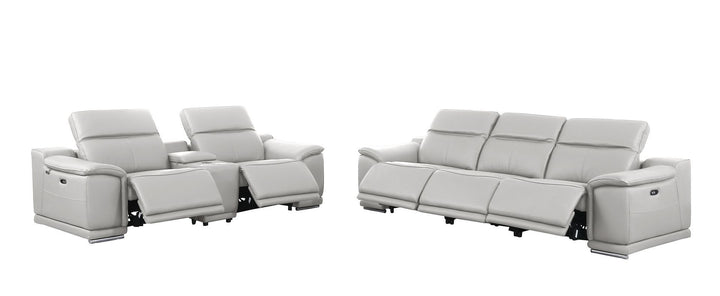 9762 - 6-Piece Modular Power Reclining Sofa And Console Loveseat Set With 5 Power Recliners In