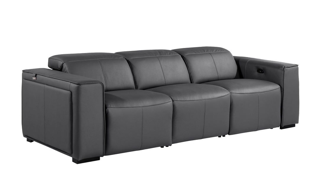 1224 - 3-Piece Modular Power Reclining Sofa In With 3 Power Recliners &amp; Power Headrests