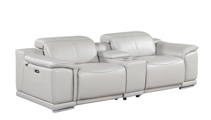 9762 - 7-Piece Modular Power Reclining Sofa, Loveseat And Chair Set With 6 Power Recliners In