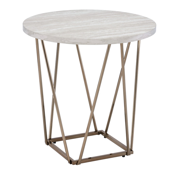 Rowyn - Faux Marble Top Table