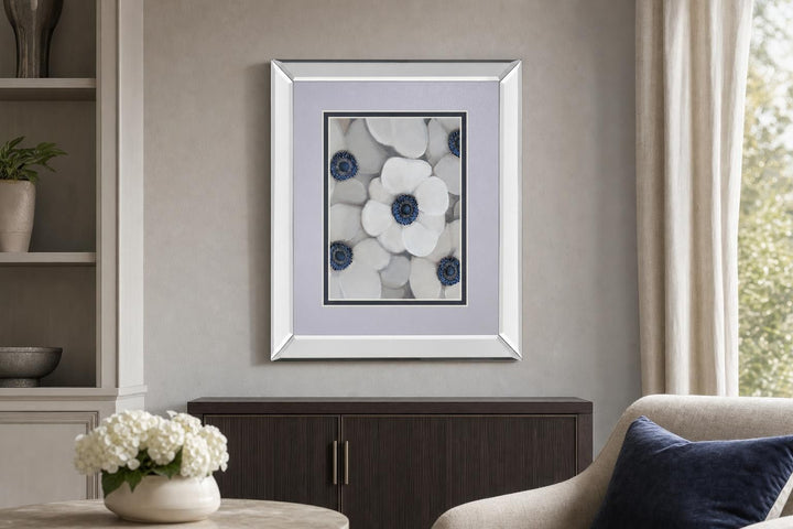 White Anemone I By Tim OToole - Dark Gray