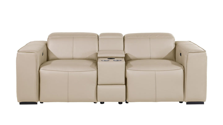 1224 - 3-Piece Modular Power Reclining Loveseat In With 2 Power Recliners &amp; Power Headrests