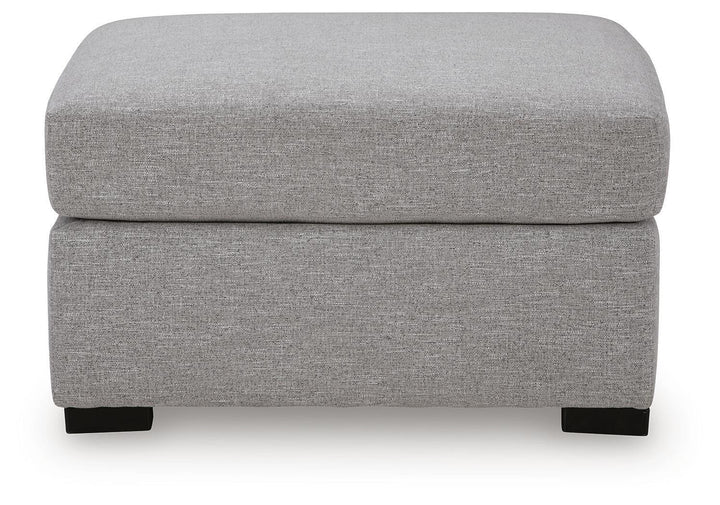 UrbanCrest - Oversized Accent Ottoman - Pewter