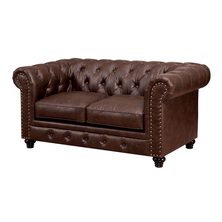 Stanford - Loveseat - Brown