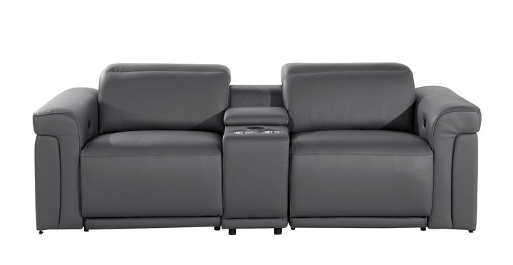 1126 - 3-Piece Modular Power Reclining Loveseat In With 2 Power Recliners &amp; Power Headrests