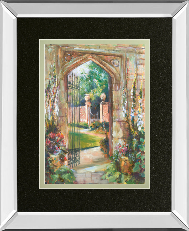 Invitation By Marysia - Mirror Framed Print Wall Art - Green