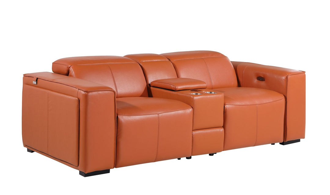 1224 - 8-Piece Modular Power Reclining Sofa &amp; Loveseat Set In With 5 Power Recliners &amp; Power Headrests