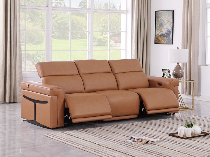 1126 - 3-Piece Modular Power Reclining Sofa In With 2 Power Recliners &amp; Power Headrests