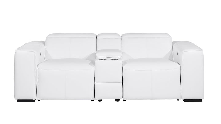 1224 - 3-Piece Modular Power Reclining Loveseat In With 2 Power Recliners &amp; Power Headrests