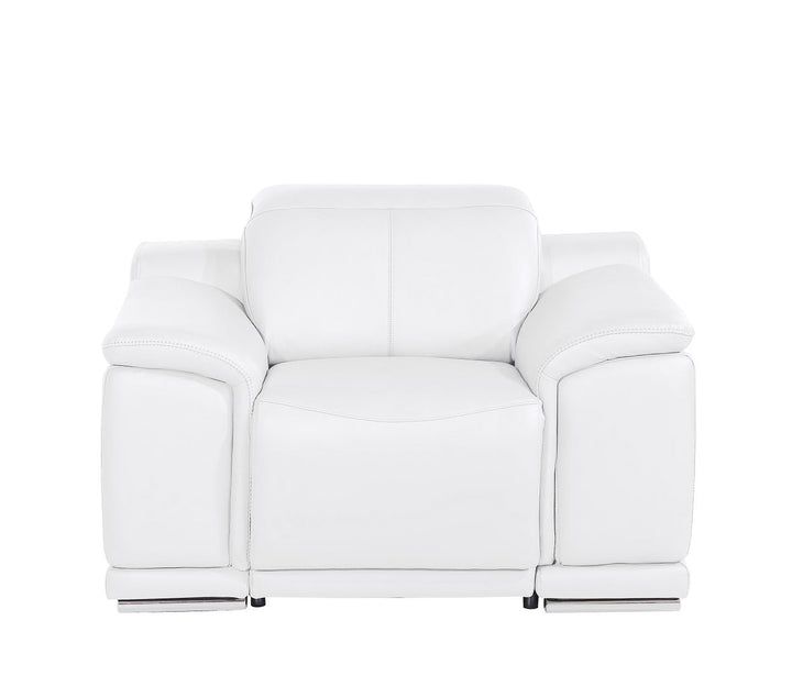 2679 - Power Reclining Chair With Power Headrest In Genuine Leather - Beige