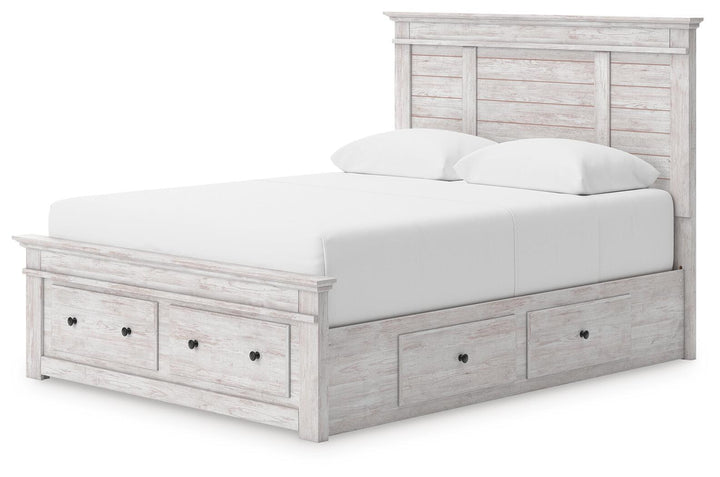Makidern - Panel Storage Bed