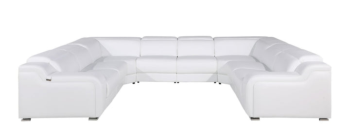 1116 - 8-Piece U-Shaped Sectional Sofa In With 4 Power Recliners &amp; Power Headrests