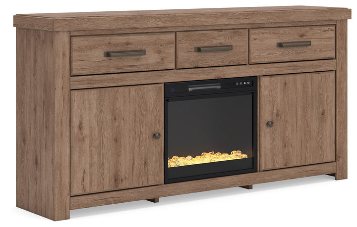 Garistyn - TV Stand With Fireplace Option