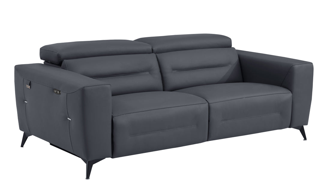 989 - Power Reclining Sofa With Power Headrest