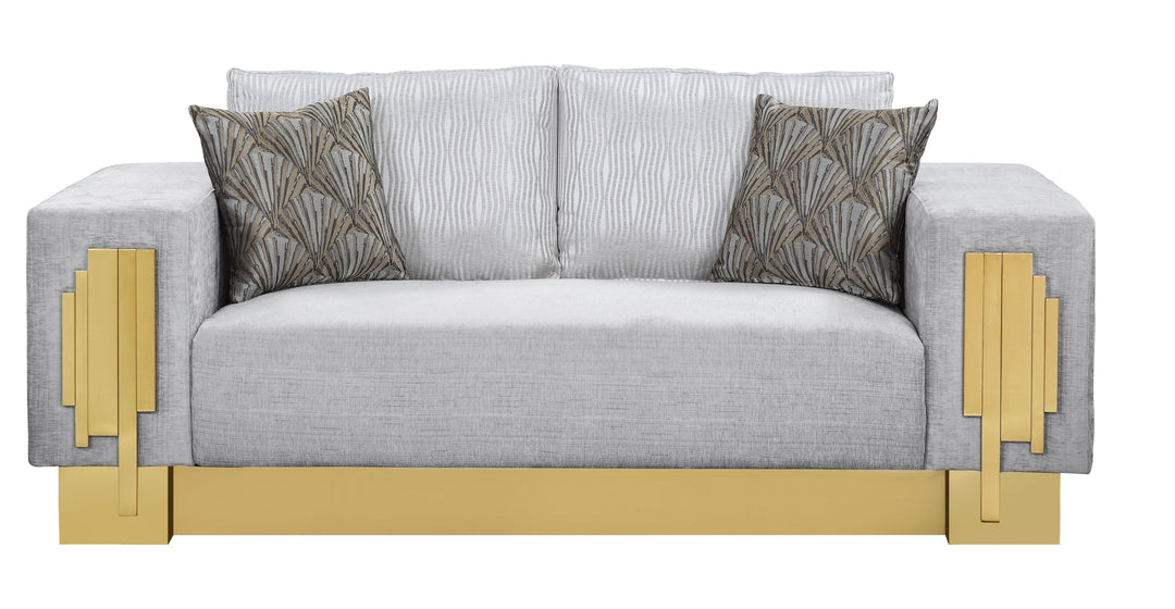 Megan - Loveseat - Gray