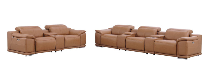 9762 - 8-Piece Modular Power Reclining Sofa And Console Loveseat Set With