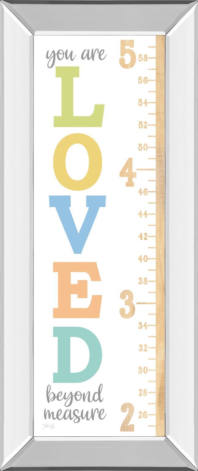 Loved Beyond Measture Growth Chart By Marla Rae - White