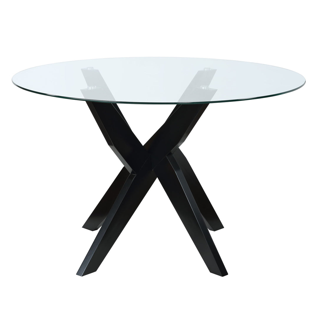 Amalie - Round Dining Table - Black