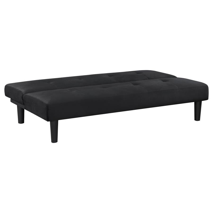 Stanford - Upholstered Tufted Convertible Sofa Bed - Black