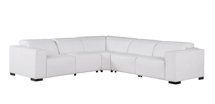 1208 - Leather Reclining Set (Sofa &amp; Loveseat With 4 Power Recliners)