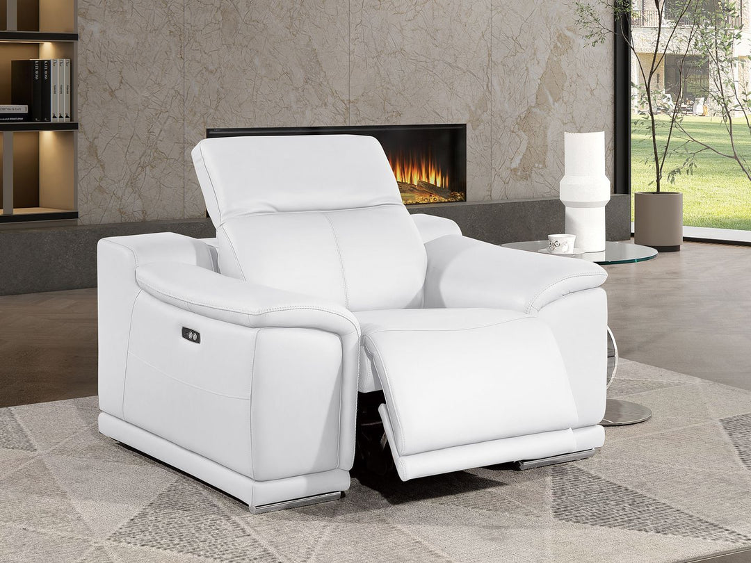 2679 - Power Reclining Chair With Power Headrest In Genuine Leather