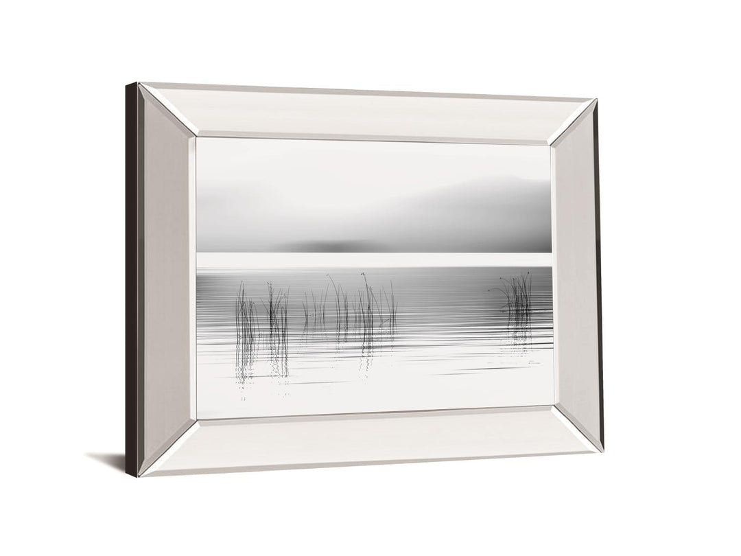 Tranquil Dawn By Pelkey M. Mirrored Frame - Pearl Silver