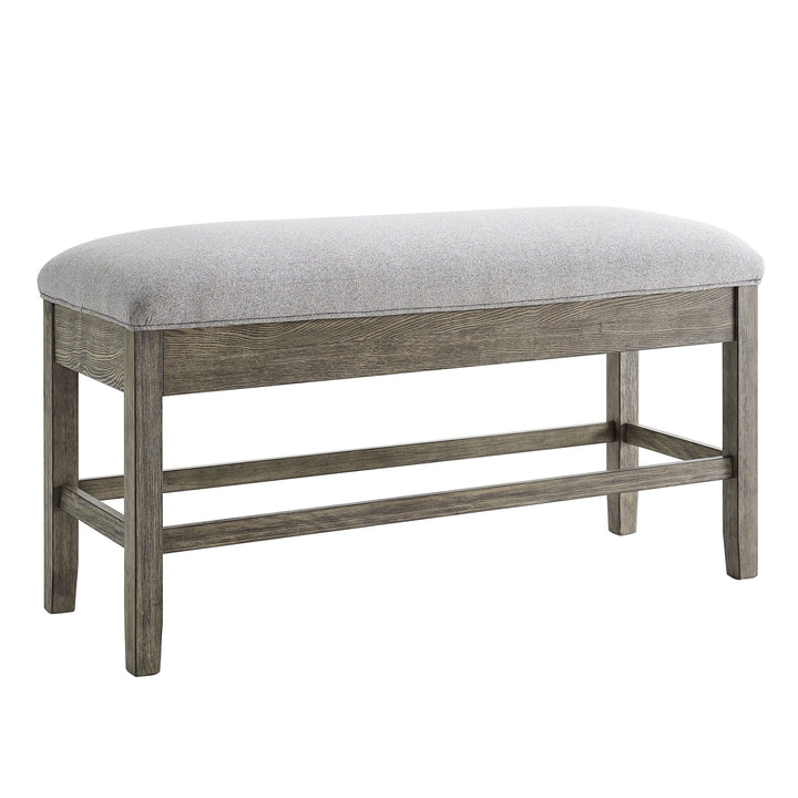 Grayson - Counter Bench - Gray / Light Brown
