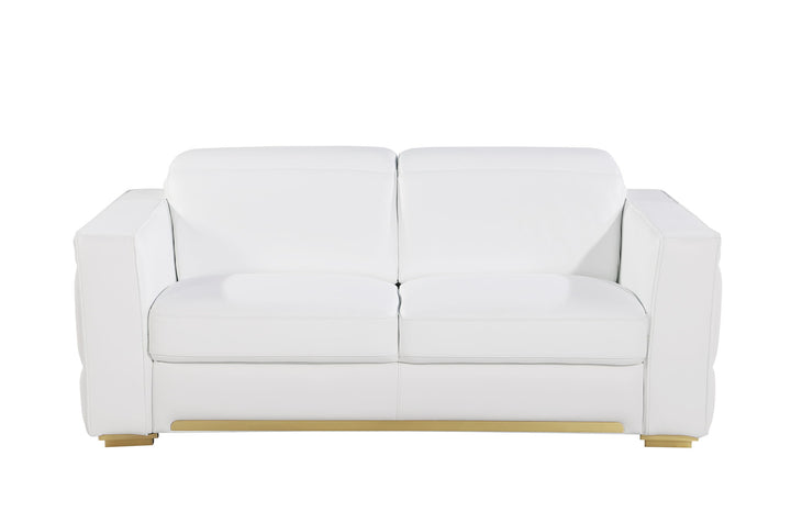 1120 - Leather Loveseat