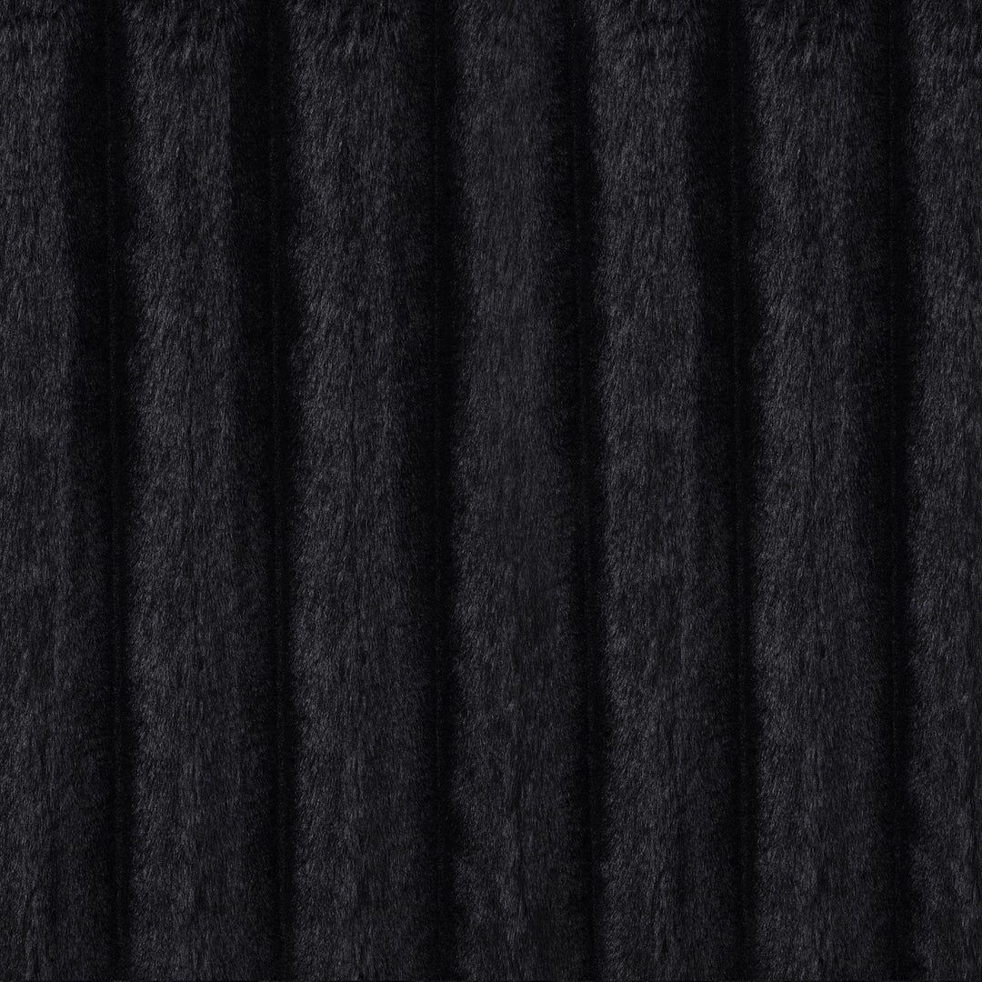 Jacana Corduroy Upholstered Dual Power Chaise Sofa Black