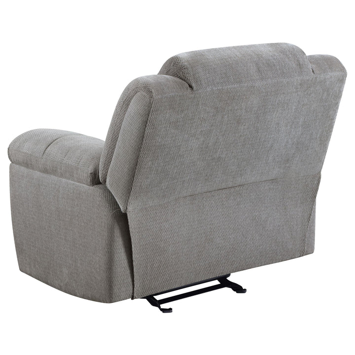Gilson 3-piece Chenille Upholstered Reclining Sofa Set Grey