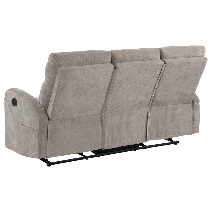 Hamilton 2-piece Chenille Manual Reclining Sofa Set Sand