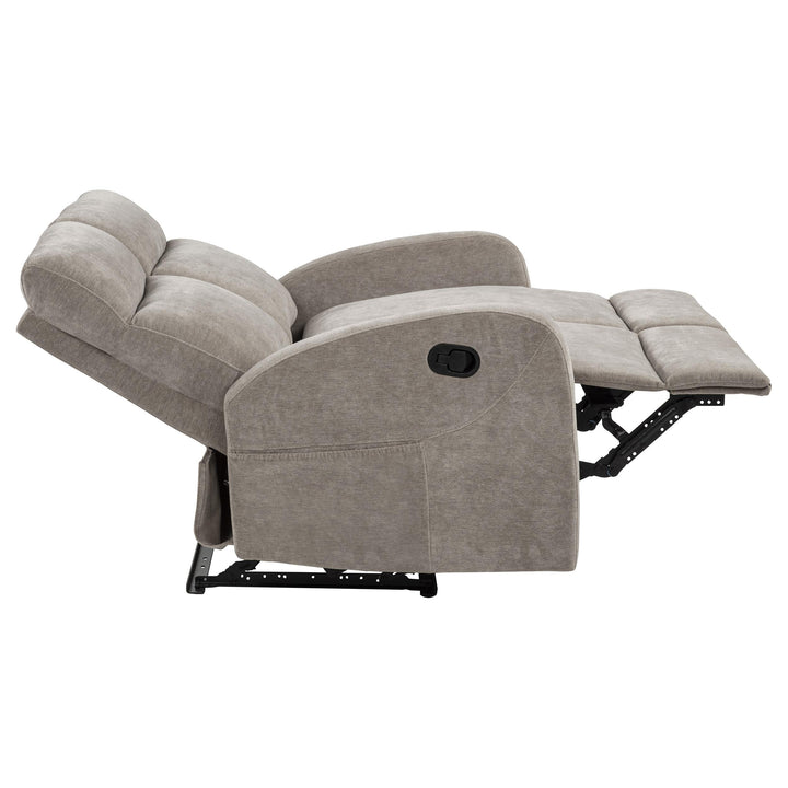 Hamilton 3-piece Chenille Manual Reclining Sofa Set Sand