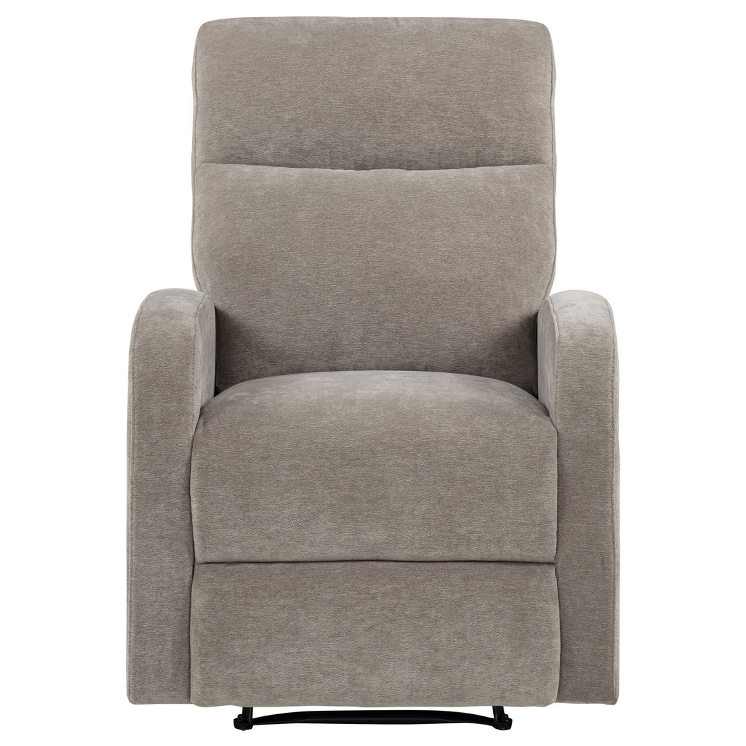 Hamilton Chenille Manual Recliner Sand