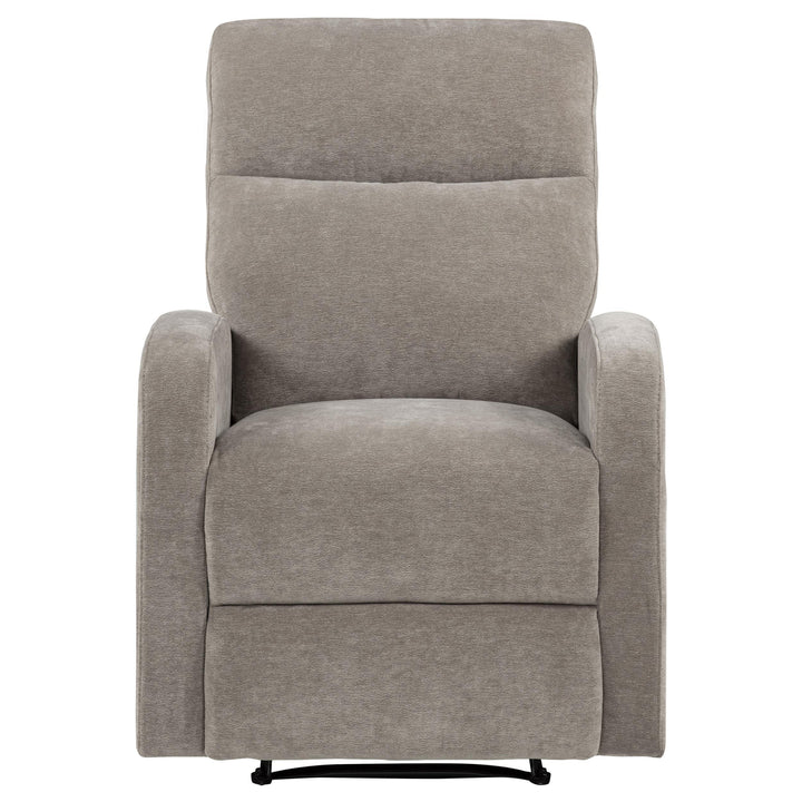 Hamilton Chenille Manual Recliner Sand