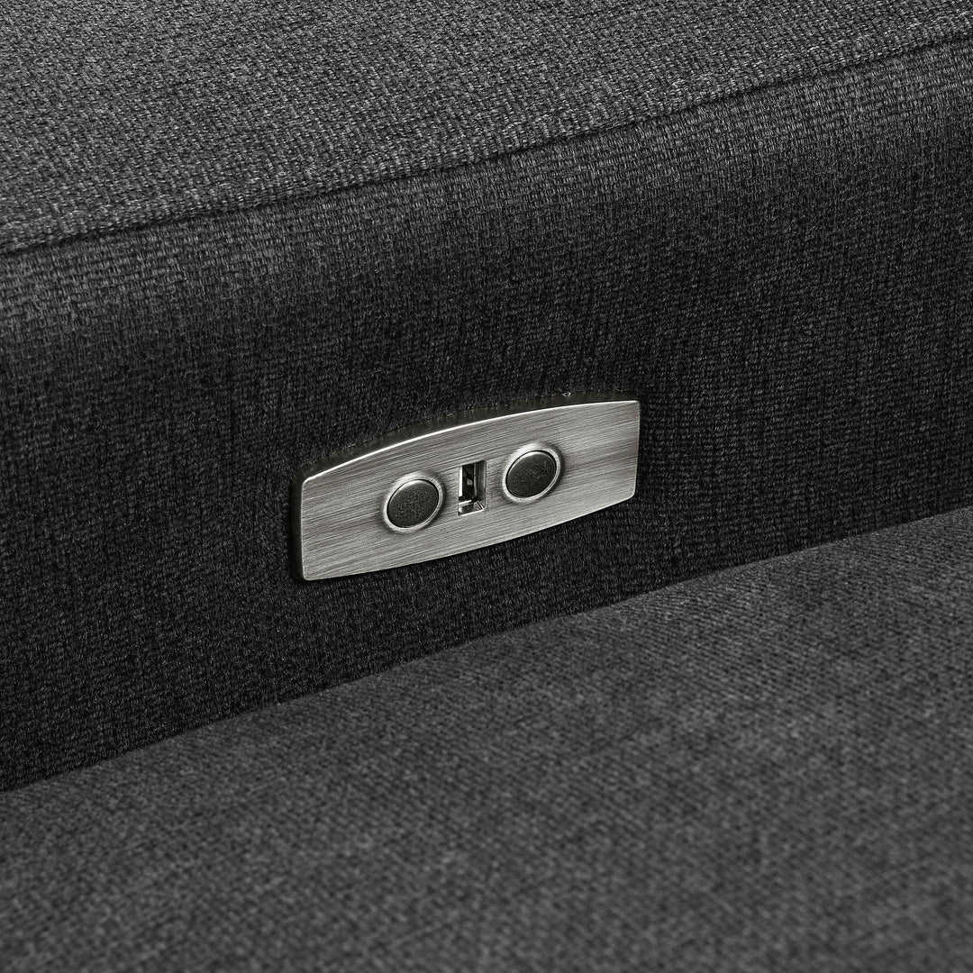 Collins Modular LAF Power Recliner Dark Grey