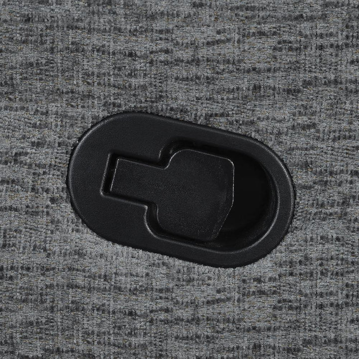 Bahrain Upholstered LAF Recliner Charcoal
